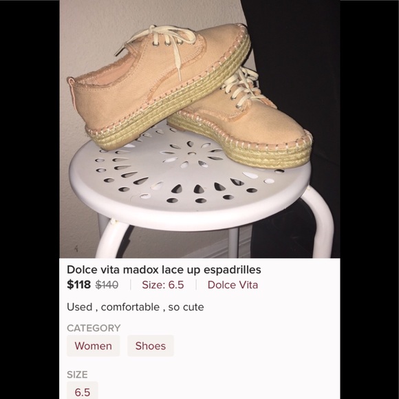 Dolce vida madox lace up espadrilles - Picture 1 of 1